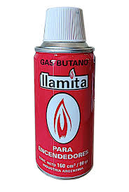 GAS PARA ENCENDEDOR 160cm3  ( x uni)